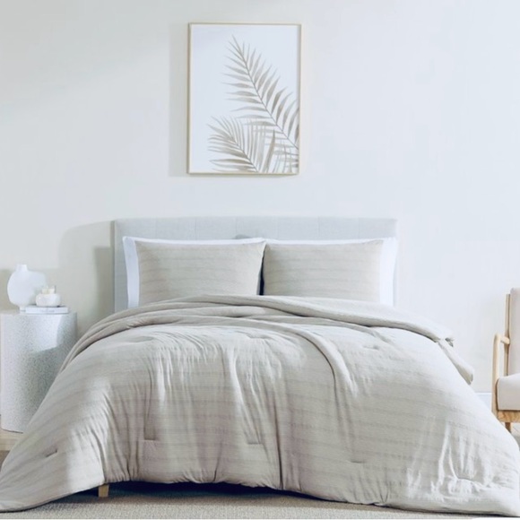 🎯 Threshold Target Boho Neutral Natural Stripes Comforter - Picture 1 of 4
